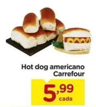 Carrefour Hot dog americano Carrefour oferta