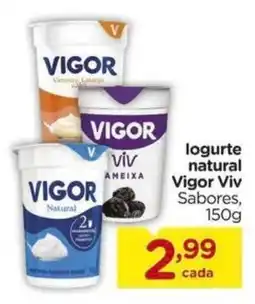 Carrefour logurte natural Vigor Viv Sabores, oferta