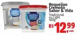 Supermercados Mateus Requeijao cremoso sabor & vida tradicional ou light oferta