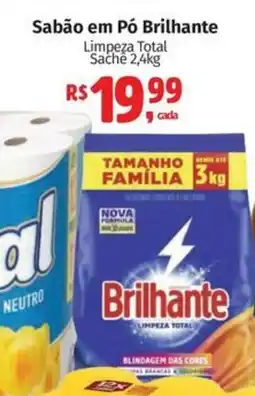 Supermercados Mateus Sabão em Pó Brilhante oferta