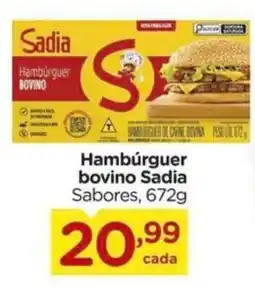 Carrefour Hambúrguer bovino Sadia Sabores, oferta