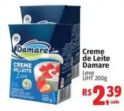 Supermercados Mateus Creme de Leite Damare Leve oferta
