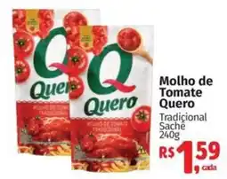 Supermercados Mateus Molho de Tomate Quero Tradicional oferta