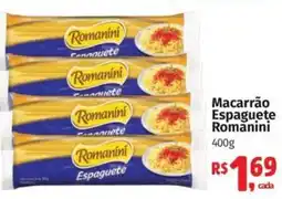 Supermercados Mateus Macarrão Espaguete Romanini oferta