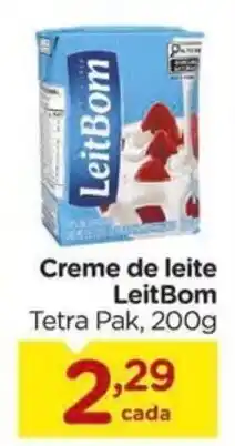 Carrefour Creme de leite LeitBom Tetra Pak, oferta