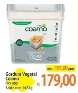 Atacadão Gordura Vegetal Coamo FRY 400 oferta
