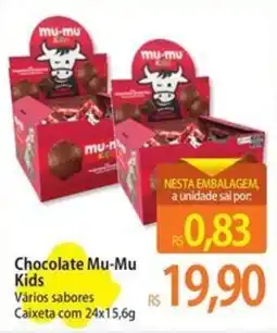 Atacadão Chocolate Mu-Mu Kids oferta