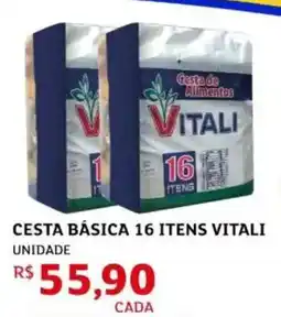 Assaí Atacadista Cesta básica 16 itens vitali oferta