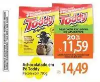 Atacadão Toddy - achocolatado em pó oferta