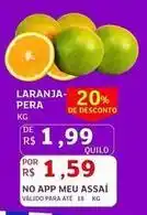 Assaí Atacadista Meu - laranja- pera oferta