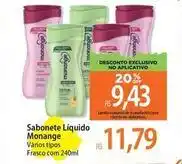 Atacadão Monange - sabonete líquido oferta
