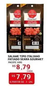 Assaí Atacadista Seara - salame tipo italiano fatiado gourmet oferta