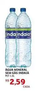 Assaí Atacadista Indaiá - água mineral sem gas oferta