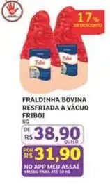 Assaí Atacadista Friboi - fraldinha bovina resfriada a vacuo oferta
