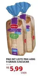 Assaí Atacadista Leite moça - pao int pan 400g 9 graos s/acucar oferta