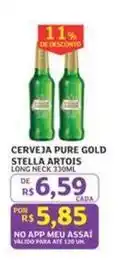 Assaí Atacadista Stella artois - cerveja pure gold oferta