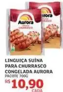 Assaí Atacadista Aurora - linguiça suína para churrasco congelada oferta