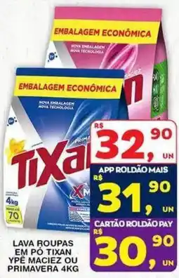 Roldão Lava roupas em pó tixan ou primavera oferta