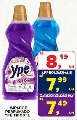 Roldão Limpador perfumado ypê tipos oferta