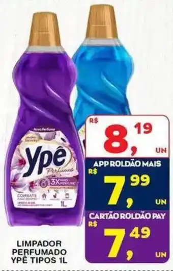 Limpador perfumado ypê tipos