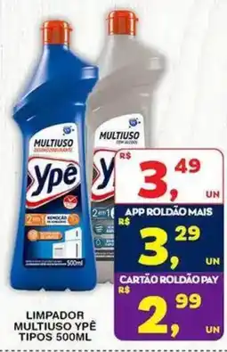 Roldão Limpador multiuso ypê tipos oferta