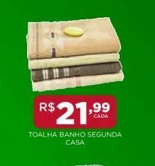 DB Supermercados Toalha banho segunda casa oferta