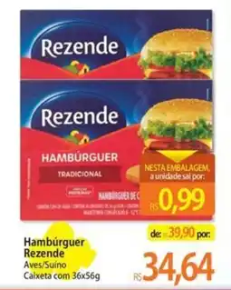 Atacadão Hambúrguer Rezende oferta