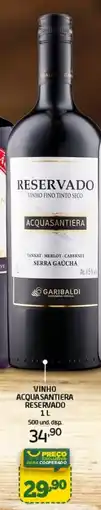 Cooper Vinho acqua santiera reservado oferta