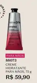 O Boticário Nativa - creme hidratante para maos oferta