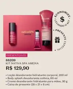 O Boticário Nativa - kit spa ameixa oferta