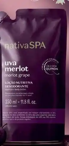 O Boticário Nativa - loção hidratante oferta