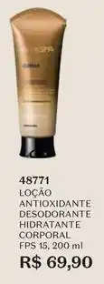 O Boticário Loção antioxidante desodorante hidratante corporal fps oferta