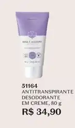 O Boticário Cuide-se bem - antitranspirante desodorante em creme oferta