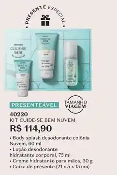 O Boticário O boticario - kit cuide-se bem nuvem oferta