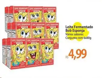 Atacadão Bob - leite fermentado bob esponja oferta