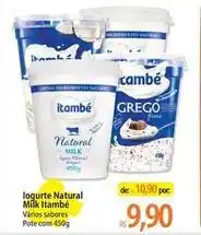 Atacadão Itambé - logurte natural milk oferta