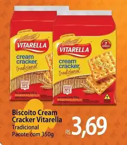 Atacadão Vitarella - biscoito cream cracker oferta