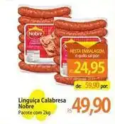 Atacadão Nobre - linguiça calabresa oferta