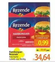 Atacadão Rezende - hamburguer oferta