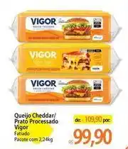 Atacadão Vigor - queijo cheddar oferta
