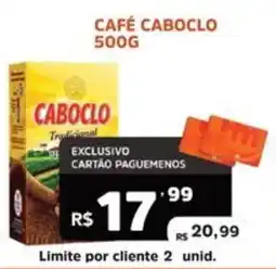 Supermercados Pague Menos Café caboclo oferta
