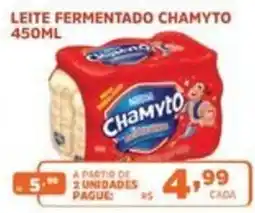 Supermercados Pague Menos Leite fermentado chamyto oferta