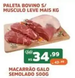 Supermercados Pague Menos Paleta bovino s/ musculo leve mais kg oferta