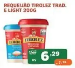 Supermercados Pague Menos Requeijão tirolez trad. e light oferta