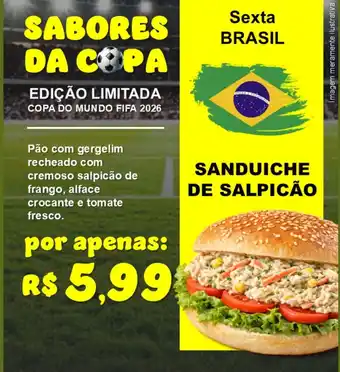Rancho Bom Supermercados Sanduiche de salpicão oferta