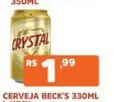 Supermercados Pague Menos Cerveja beck's oferta