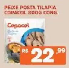 Supermercados Pague Menos Peixe posta tilapia copacol oferta