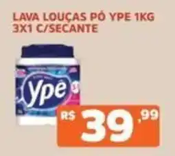 Supermercados Pague Menos lava louças pó ype oferta
