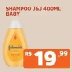 Supermercados Pague Menos Shampoo j&j baby oferta