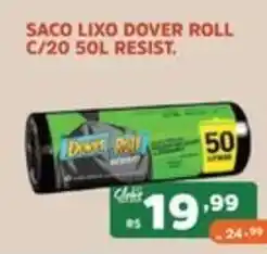 Supermercados Pague Menos saco lixo dover roll oferta